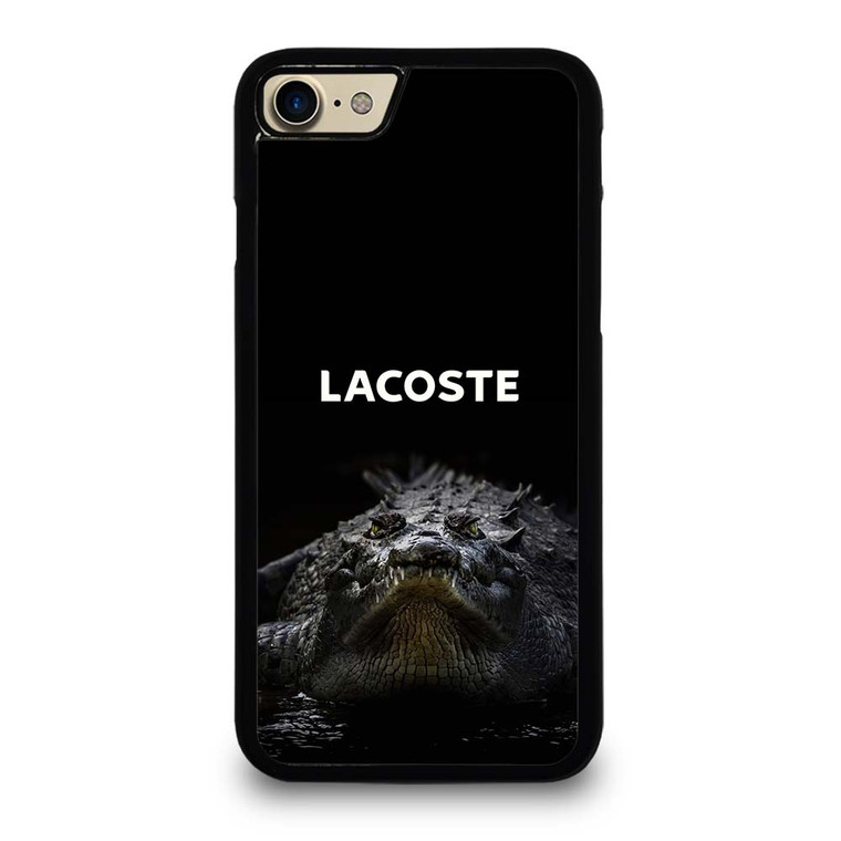 LACOSTE CROCODILE BLACK iPhone 7 / 8 Case Cover LACOSTE CROCODILE BLACK iPhone 7 / 8 Case Cover