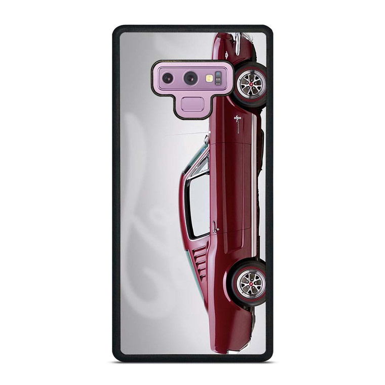 1965 FORD MUSTANG RED CAR Samsung Galaxy Note 9 Case Cover 1965 FORD MUSTANG RED CAR Samsung Galaxy Note 9 Case Cover
