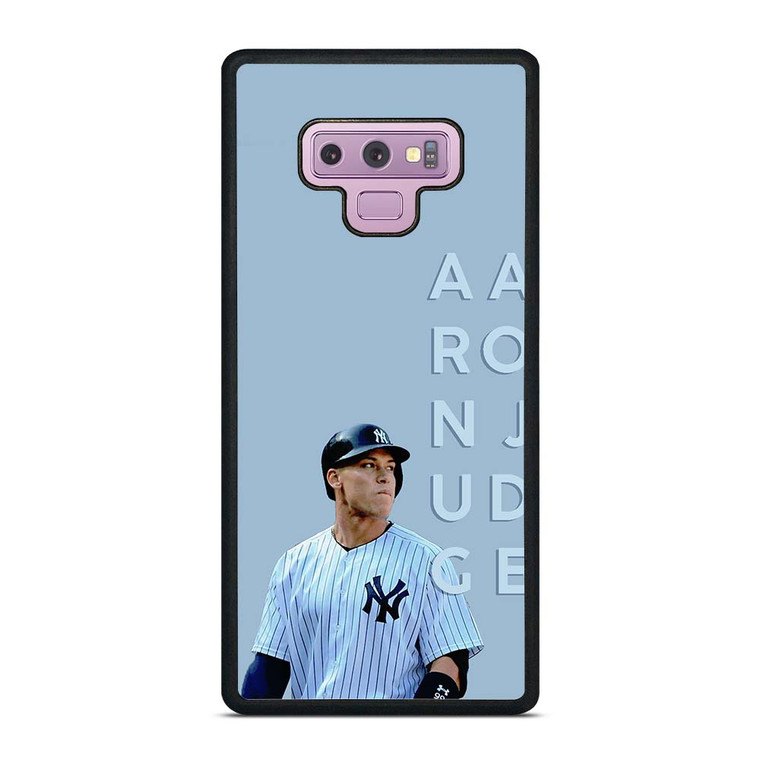 AARON JUDGE BASEBALL NEW YORK YANKEES Samsung Galaxy Note 9 Case Cover AARON JUDGE BASEBALL NEW YORK YANKEES Samsung Galaxy Note 9 Case Cover