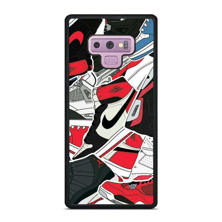 AIR JORDAN NIKE COLLAGE 2 Samsung Galaxy Note 9 Case Cover