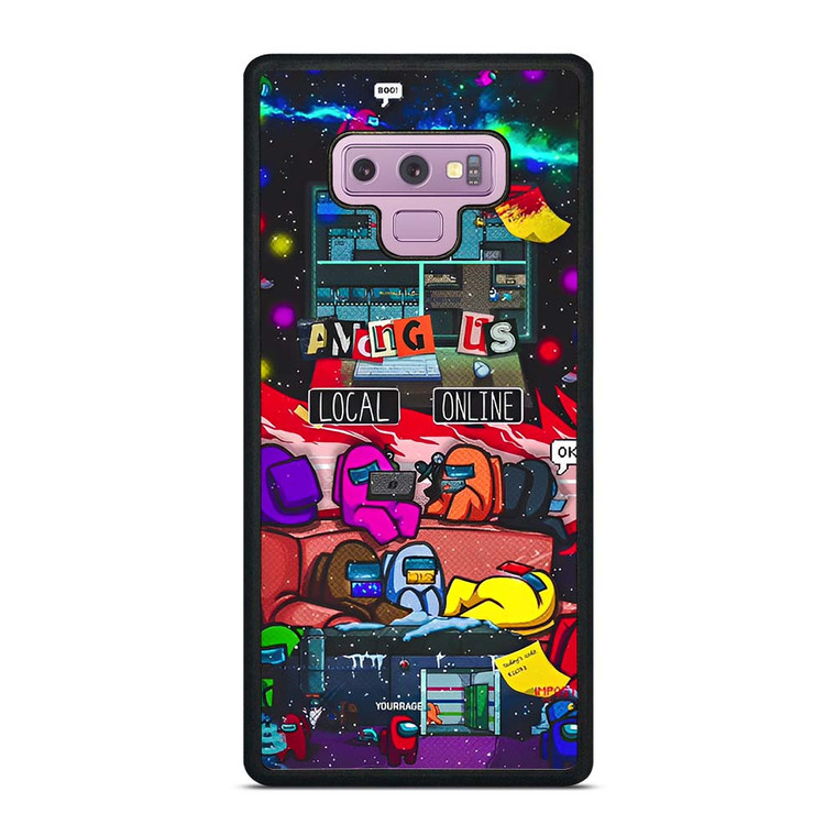 AMONG US LOCAL ONLINE Samsung Galaxy Note 9 Case Cover AMONG US LOCAL ONLINE Samsung Galaxy Note 9 Case Cover