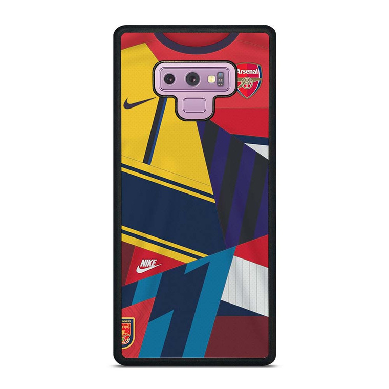 ARSENAL FC RETRO JERSEY COLLAGE Samsung Galaxy Note 9 Case Cover ARSENAL FC RETRO JERSEY COLLAGE Samsung Galaxy Note 9 Case Cover