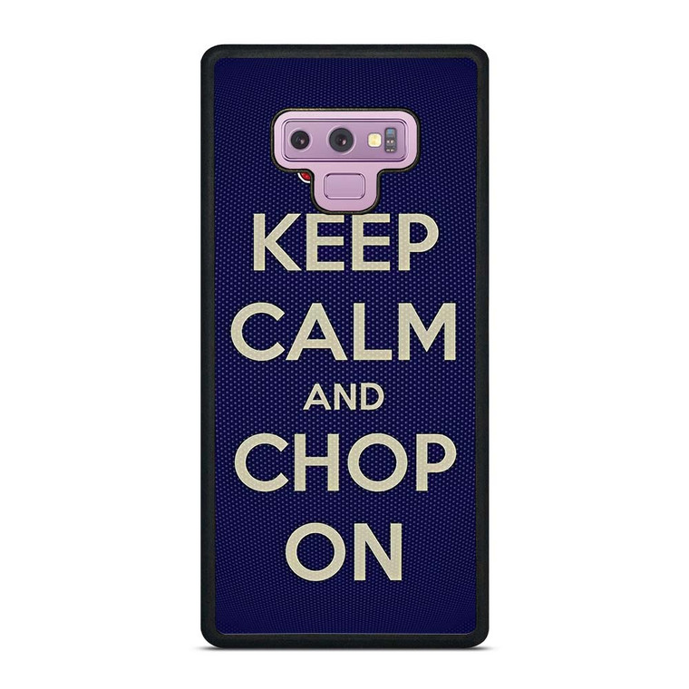 ATLANTA BRAVES CHOP ON BASEBALL Samsung Galaxy Note 9 Case Cover