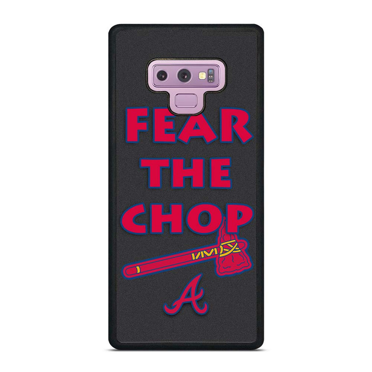 ATLANTA BRAVES FEAR THE CHOP SLOGAN Samsung Galaxy Note 9 Case Cover ATLANTA BRAVES FEAR THE CHOP SLOGAN Samsung Galaxy Note 9 Case Cover
