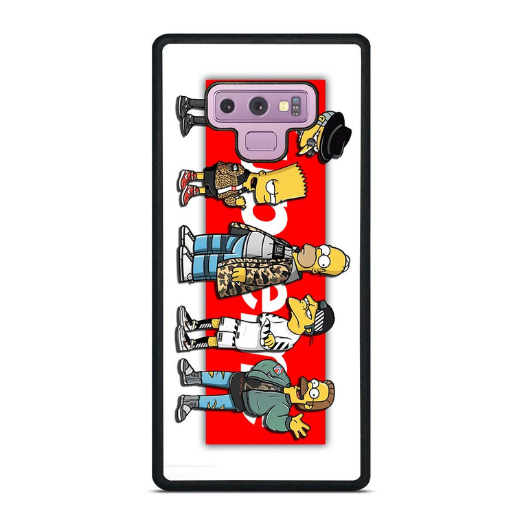 BART SIMPSON X SUPREME LOGO Samsung Galaxy Note 9 Case Cover BART SIMPSON X SUPREME LOGO Samsung Galaxy Note 9 Case Cover