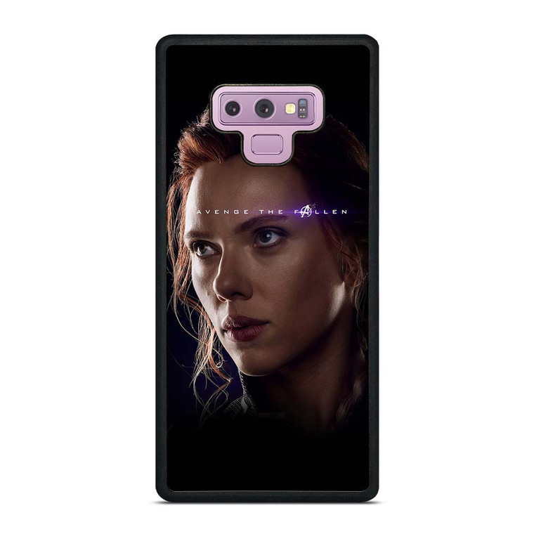 BLACK WIDOW FACE AVENGERS THE FALLEN Samsung Galaxy Note 9 Case Cover