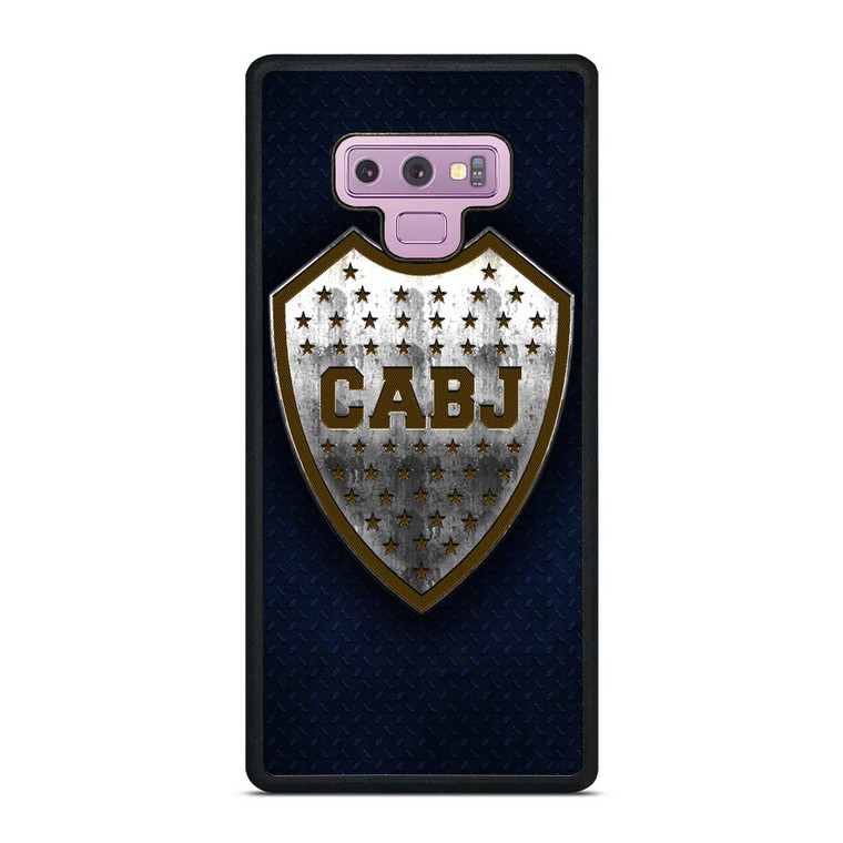 BOCA JUNIORS FC METAL LOGO Samsung Galaxy Note 9 Case Cover