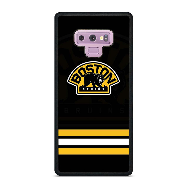 BOSTON BRUINS LOGO STRIPED Samsung Galaxy Note 9 Case Cover