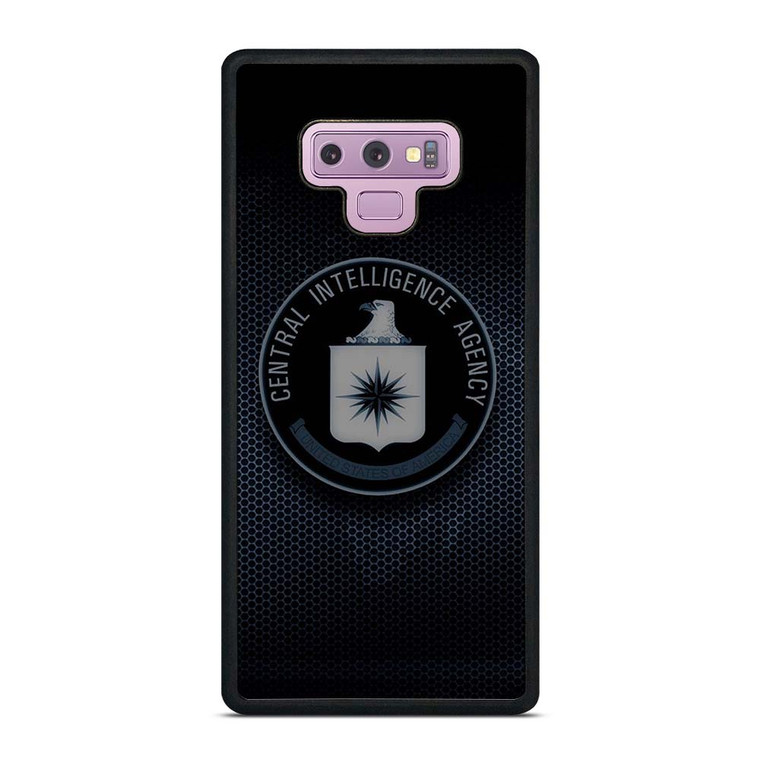 CIA CENTRAL INTELLIGENCE AGENCY METAL LOGO Samsung Galaxy Note 9 Case Cover