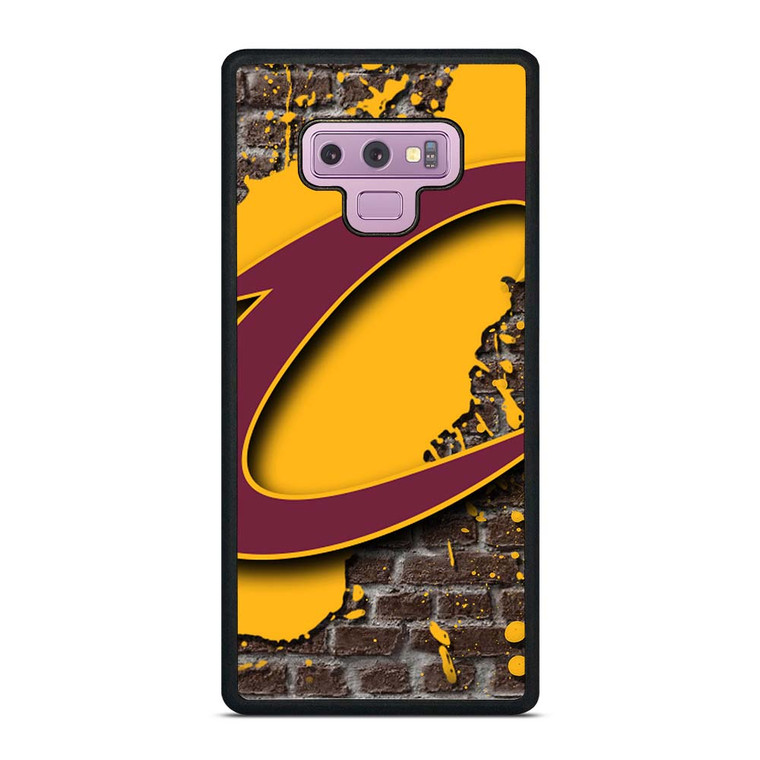 CLEVELAND CAVALIERS WALL SPLASH Samsung Galaxy Note 9 Case Cover
