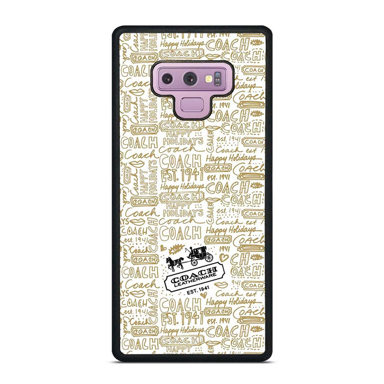 COACH NEW YORK COLLAGE Samsung Galaxy Note 9 Case Cover