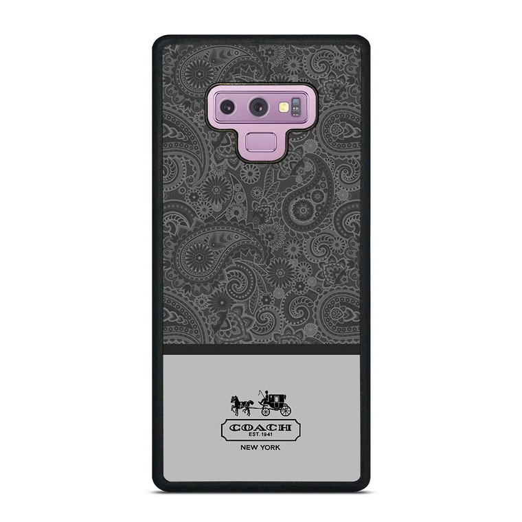 COACH NEW YORK GREY BATIK Samsung Galaxy Note 9 Case Cover