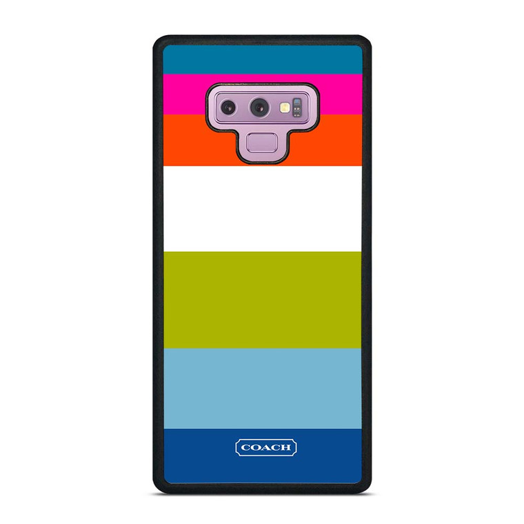 COACH NEW YORK STRIPE 2 Samsung Galaxy Note 9 Case Cover
