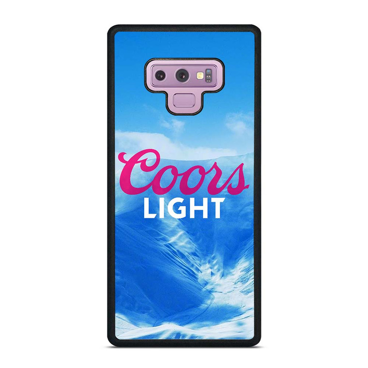 COORS LIGHT BEER ICED MOUNT Samsung Galaxy Note 9 Case Cover