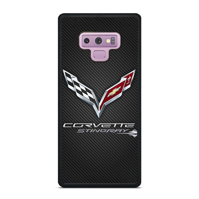 CORVETTE STINGRAY C7 CARBON LOGO Samsung Galaxy Note 9 Case Cover CORVETTE STINGRAY C7 CARBON LOGO Samsung Galaxy Note 9 Case Cover