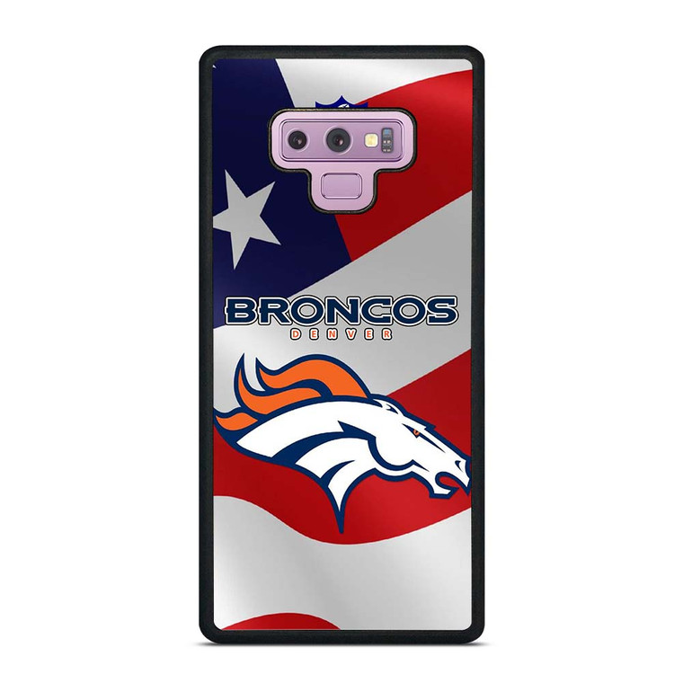 DENVER BRONCOS LOGO FOOTBALL Samsung Galaxy Note 9 Case Cover