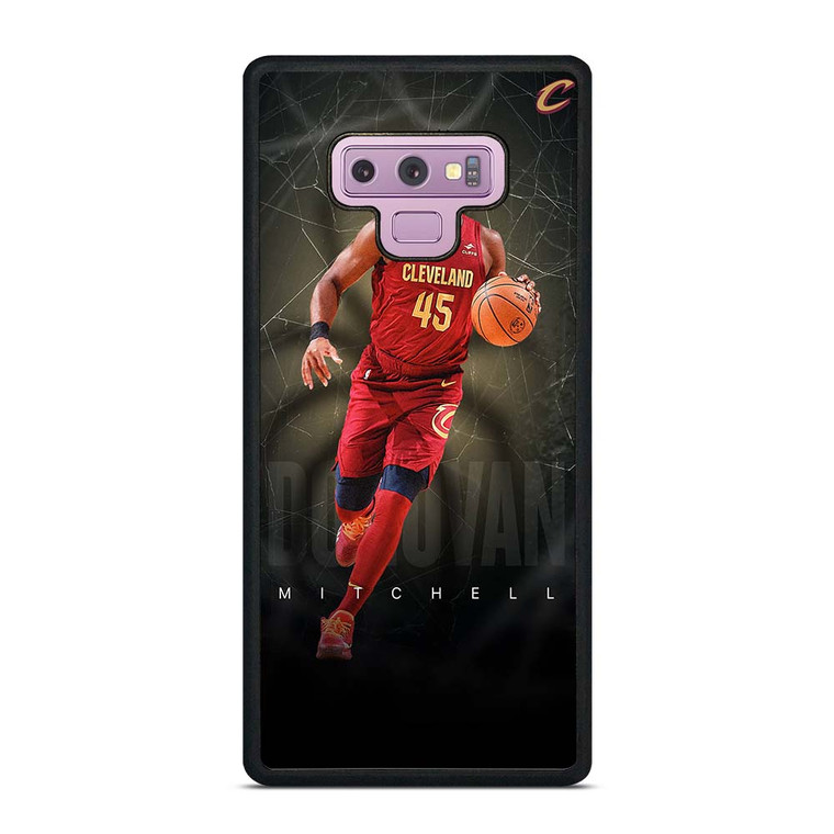 DONOVAN MITCHELL CLEVELAND CAVALIERS Samsung Galaxy Note 9 Case Cover