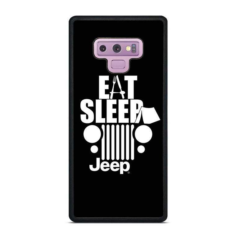 EAT SLEEP JEEP ART Samsung Galaxy Note 9 Case Cover