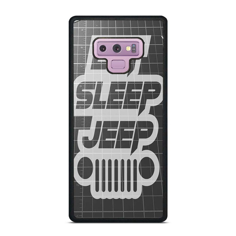 EAT SLEEP JEEP LOGO Samsung Galaxy Note 9 Case Cover