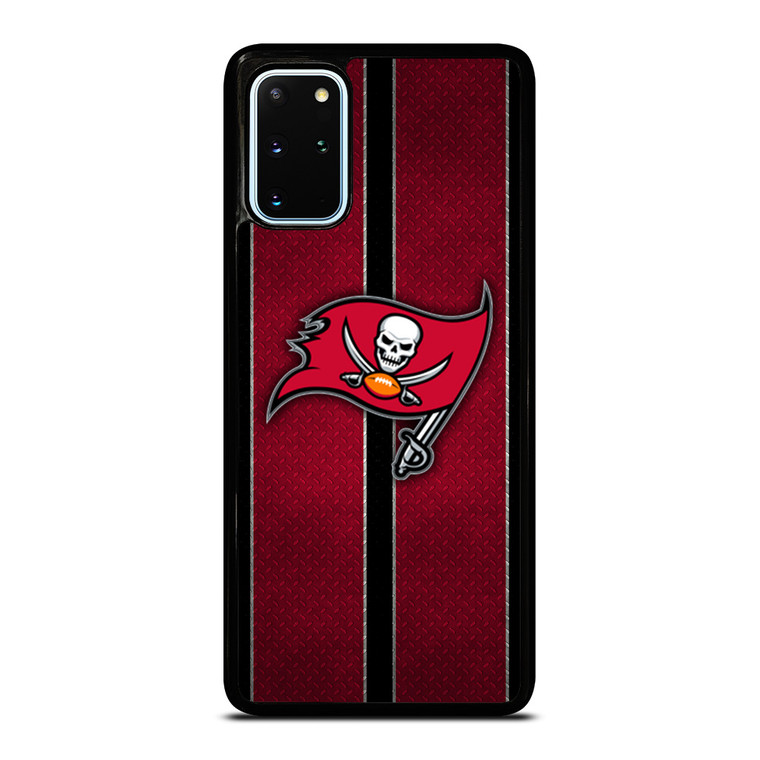 TAMPA BAY BUCCANEERS NFL METAL STRIPE Samsung Galaxy S20 Plus Case Cover