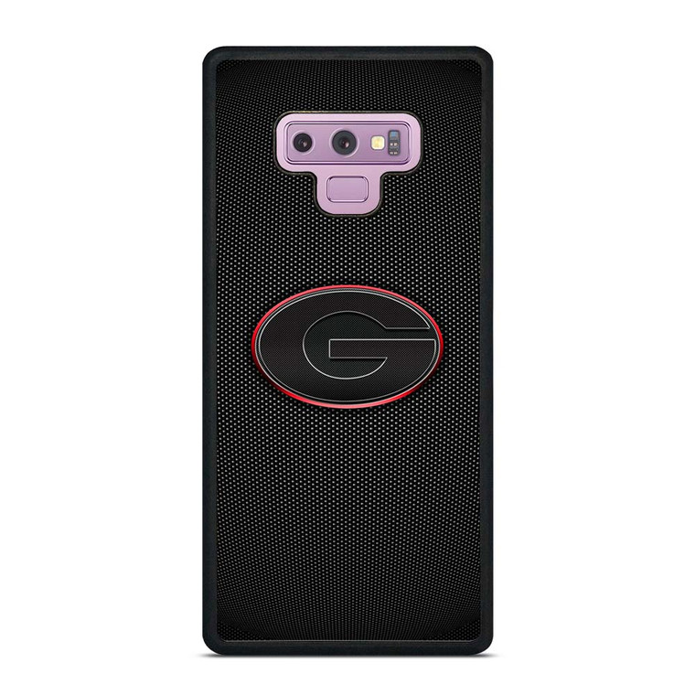 GEORGIA BULLDOGS CARBON LOGO Samsung Galaxy Note 9 Case Cover