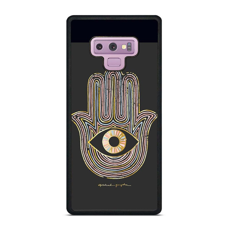 HAMSA EVIL EYE HAND OF FATIMA LOGO Samsung Galaxy Note 9 Case Cover