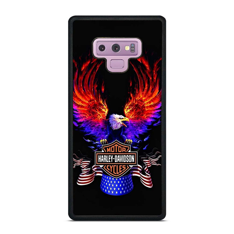 HARLEY DAVIDSON FLAME SWING Samsung Galaxy Note 9 Case Cover