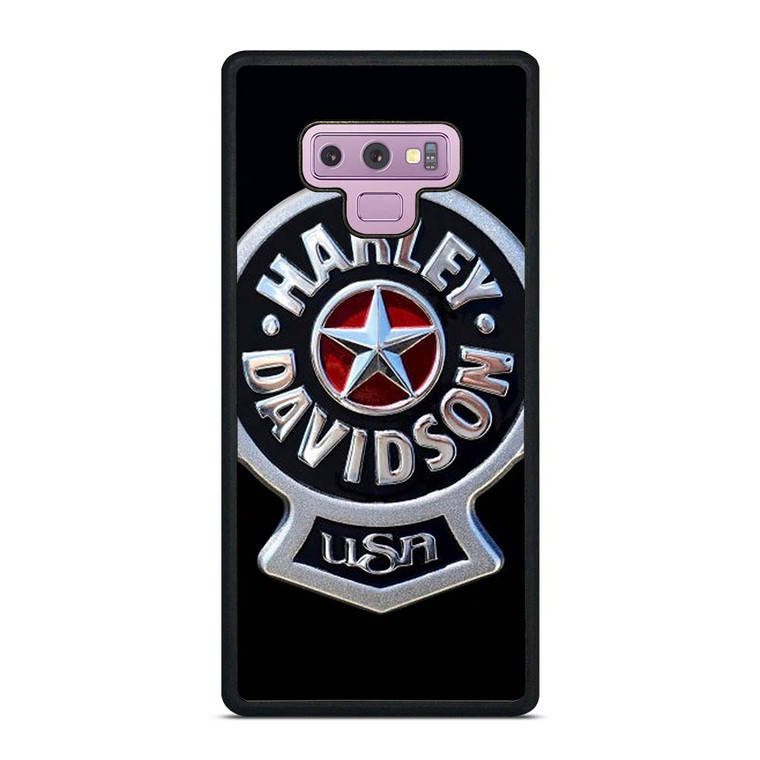 HARLEY DAVIDSON USA METAL EMBLEM Samsung Galaxy Note 9 Case Cover
