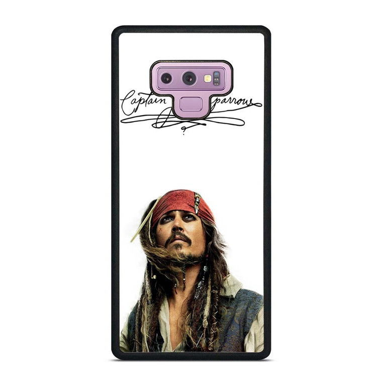 JACK SPARROW SIGNATURE PIRATES OF THE CARIBBEAN  Samsung Galaxy Note 9 Case Cover
