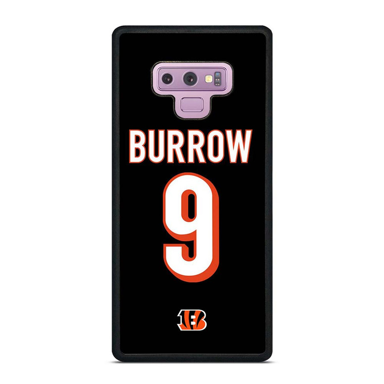 JOE BURROW CINCINNATI BENGALS KIT Samsung Galaxy Note 9 Case Cover