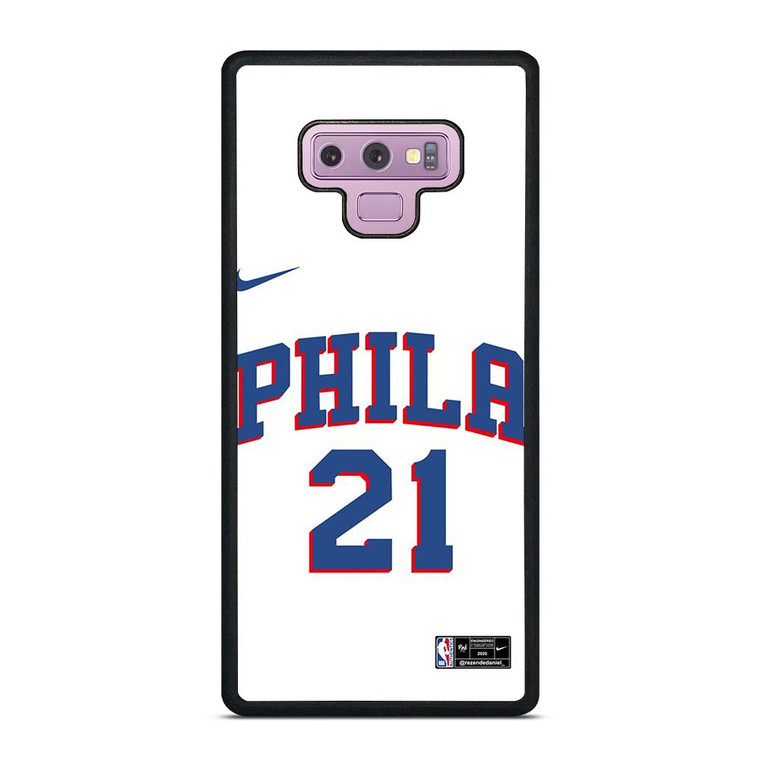 JOEL EMBIID PHILADELPHIA SIXERS KIT Samsung Galaxy Note 9 Case Cover