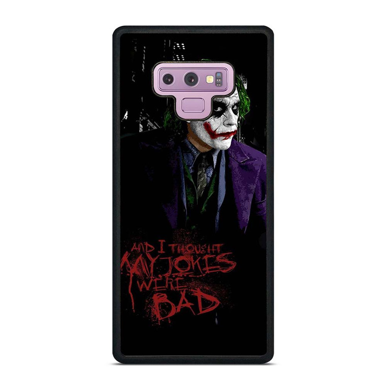 JOKER HEATH LEDGER QUOTE Samsung Galaxy Note 9 Case Cover