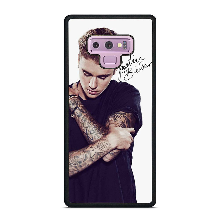 JUSTIN BIEBER SIGNATURE Samsung Galaxy Note 9 Case Cover