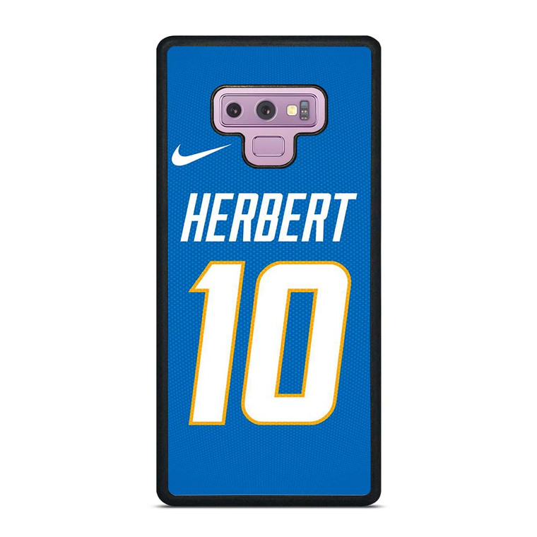 JUSTIN HERBERT LOS ANGELES CHARGERS NFL Samsung Galaxy Note 9 Case Cover