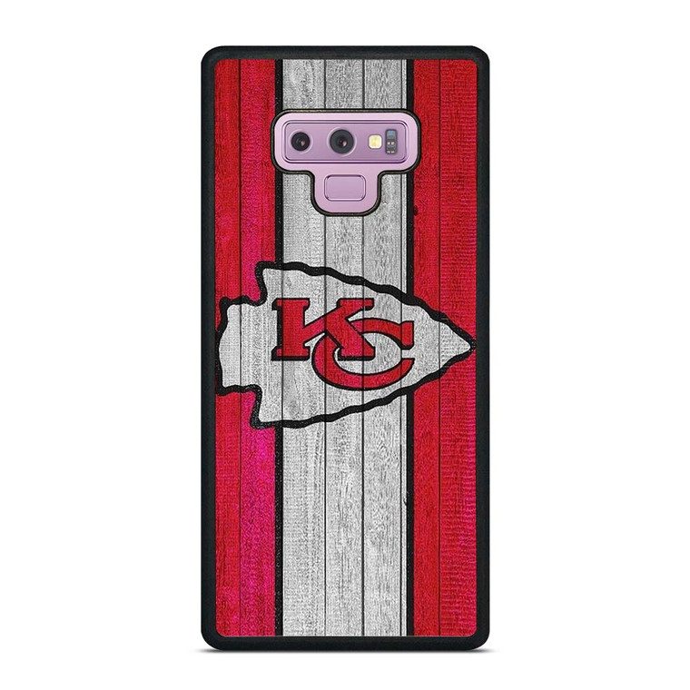 KANSAS CITY CHIEFS WOODEN LOGO Samsung Galaxy Note 9 Case Cover