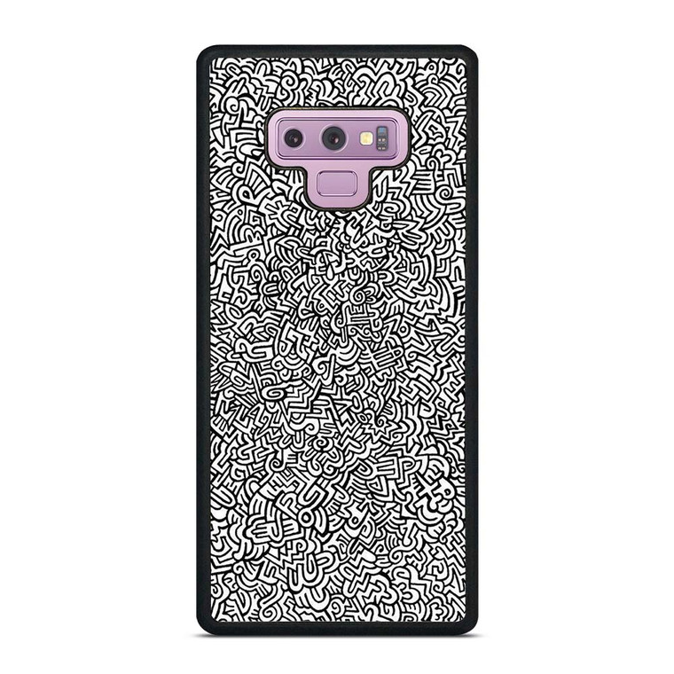 KEITH HARING ABSTRACT Samsung Galaxy Note 9 Case Cover
