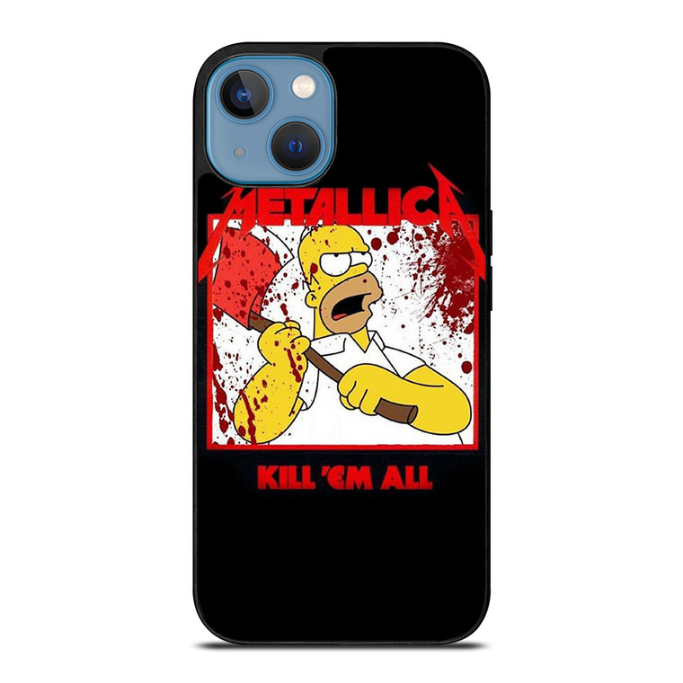 METALLICA KILL EM ALL SIMPSONS iPhone 13 Case Cover