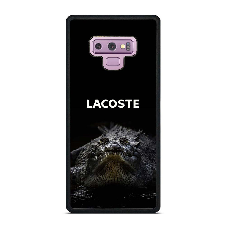 LACOSTE CROCODILE BLACK Samsung Galaxy Note 9 Case Cover