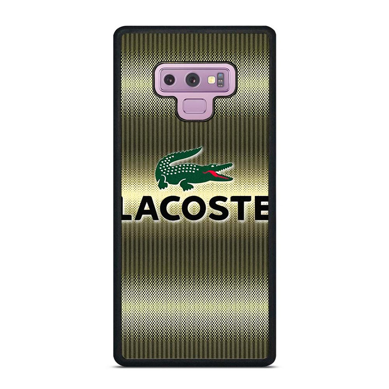 LACOSTE GOLD EMBLEM Samsung Galaxy Note 9 Case Cover