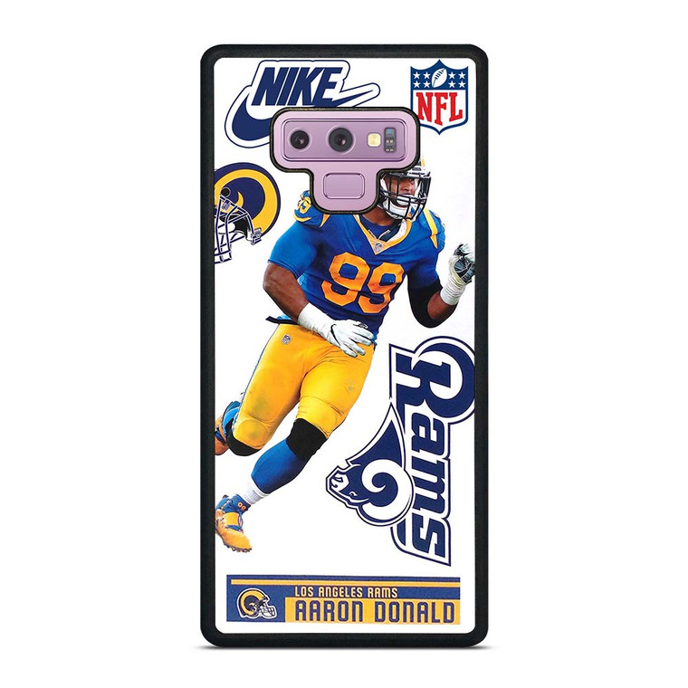 AARON DONALD LOS ANGELES RAMS NFL Samsung Galaxy Note 8 Case Cover AARON DONALD LOS ANGELES RAMS NFL Samsung Galaxy Note 8 Case Cover