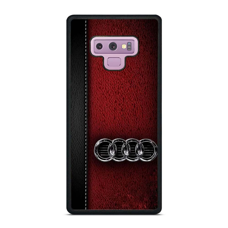 AUDI CAR RED LEATHER Samsung Galaxy Note 8 Case Cover