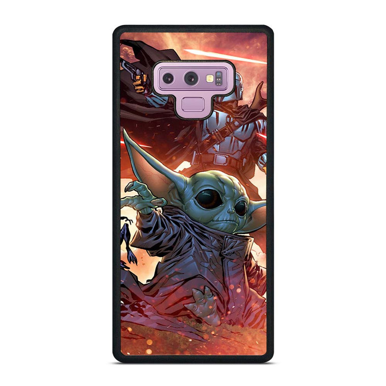 BABY YODA AND THE MANDALORIAN STAR WARS Samsung Galaxy Note 8 Case Cover