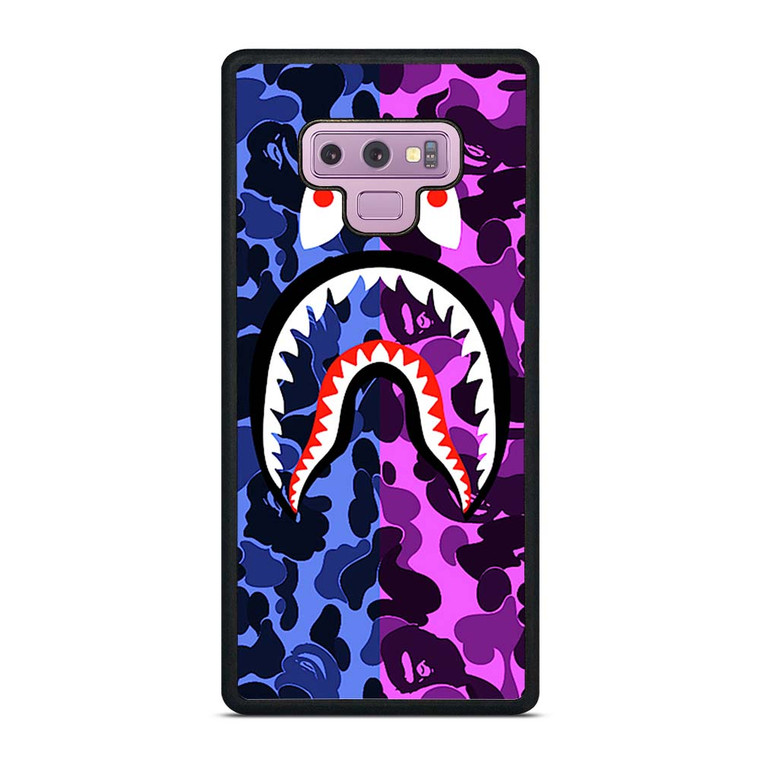 BAPE CAMO LOGO BLUE PURPLE Samsung Galaxy Note 8 Case Cover