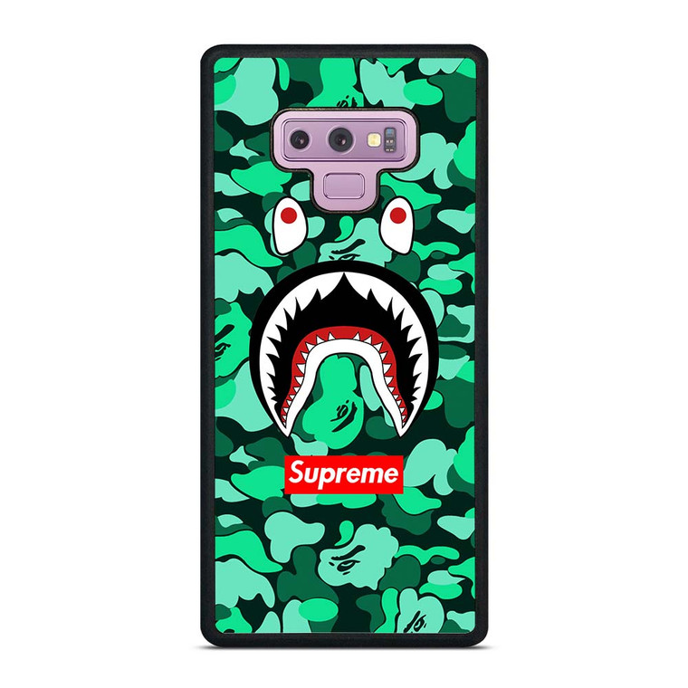 CAMO BATHING APE SUPREME GREEN Samsung Galaxy Note 8 Case Cover