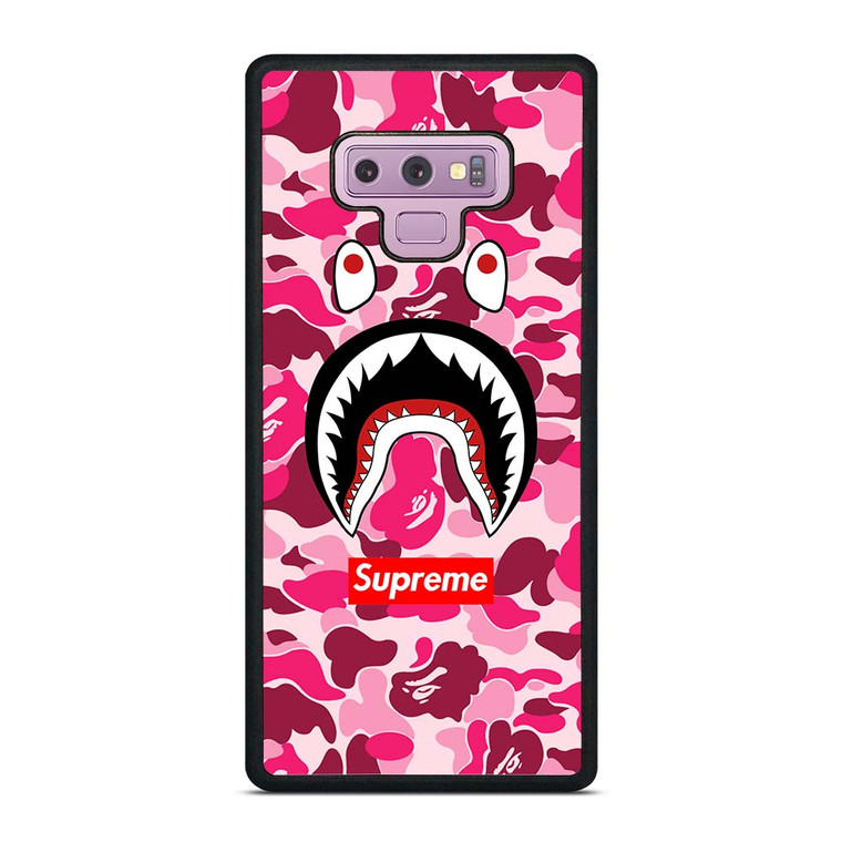 CAMO BATHING APE SUPREME PINK Samsung Galaxy Note 8 Case Cover