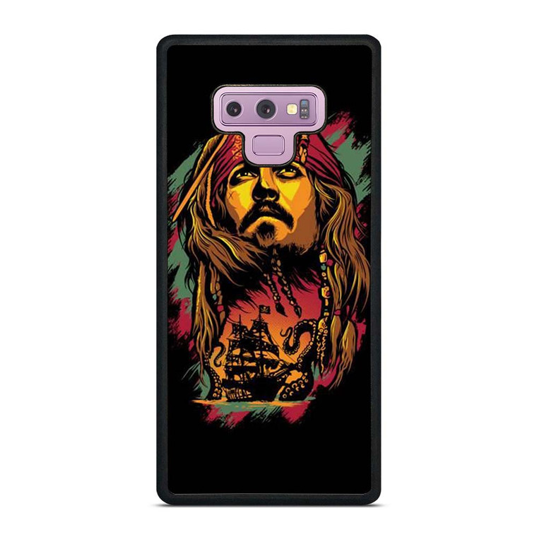 CAPTAIN JACK PIRATES OF THE CARIBBEAN ART Samsung Galaxy Note 8 Case Cover
