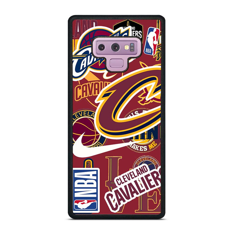 CLEVELAND CAVALIERS NBA STICKER BOMB Samsung Galaxy Note 8 Case Cover