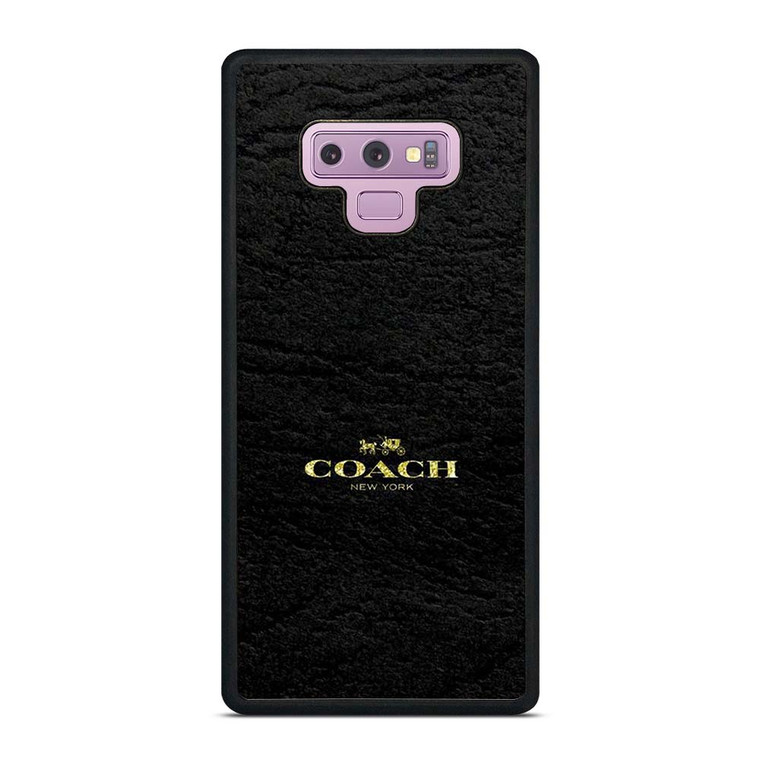 COACH LOGO TEXTURE BLACK Samsung Galaxy Note 8 Case Cover