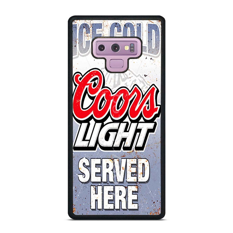 COORS LIGHT BEER ICE GOLD Samsung Galaxy Note 8 Case Cover