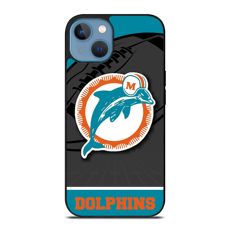 MIAMI DOLPHINS NFL TEAM iPhone 13 Case Cover MIAMI DOLPHINS NFL TEAM iPhone 13 Case Cover